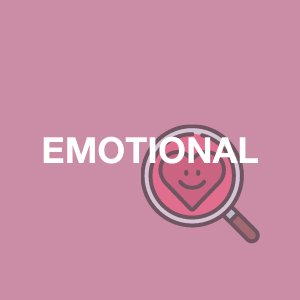 Emotional-business-change A magnifying glass with a heart representing the term emotional